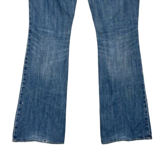 American Eagle Artist Jeans Women’s Size 2 Long Distressed Bootcut Denim - Picture 10 of 15